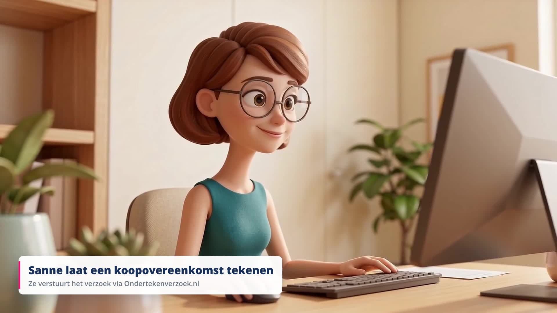 Voorbeeld van de Ondertekenverzoek productdemo